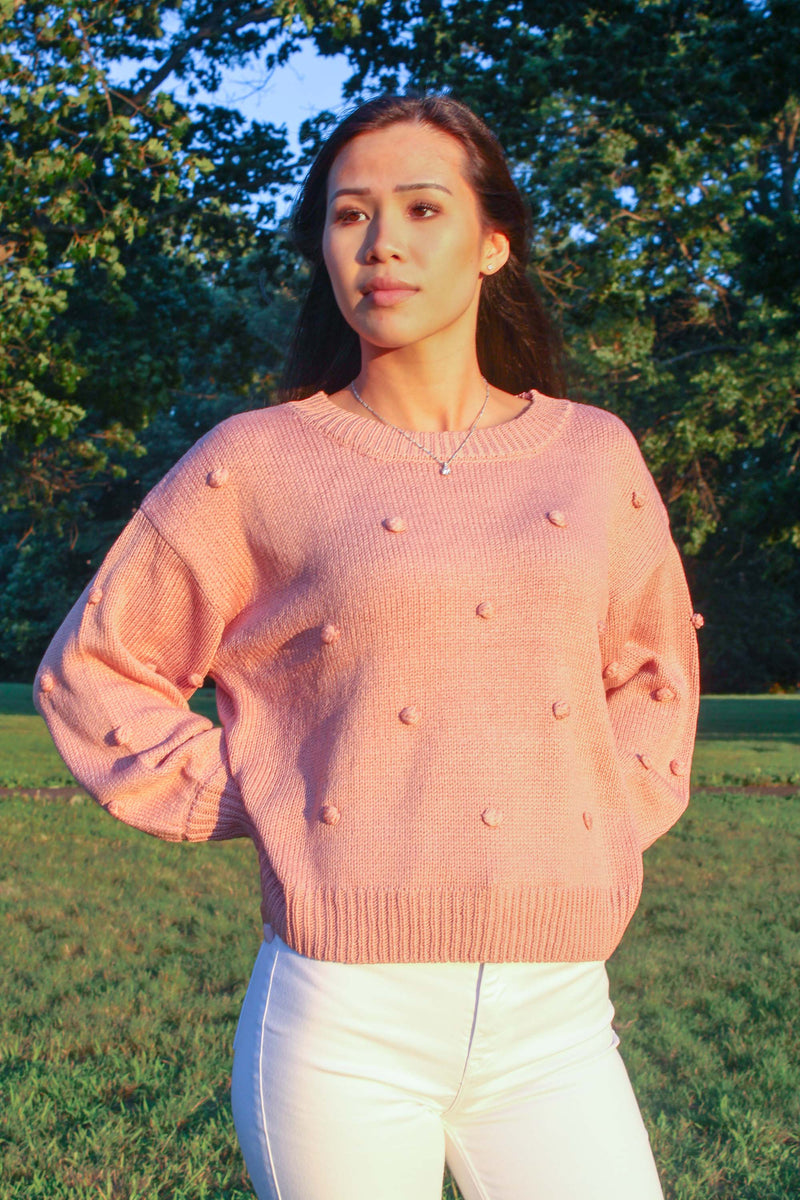 Knit Your Love Pom-Pom Sweater
